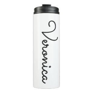 Bouteilles Isothermes Culbuteur thermique blanc de monogramme de