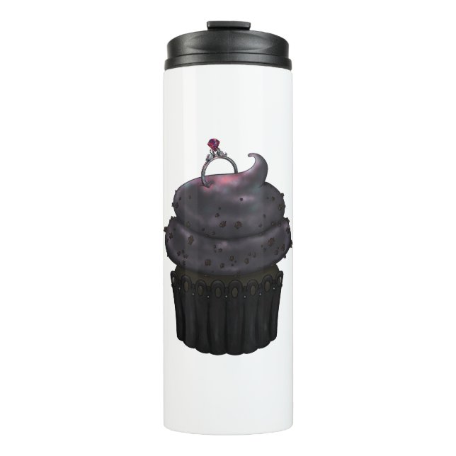 Bouteilles Isothermes Cupcake Fiançailles doux (Devant)