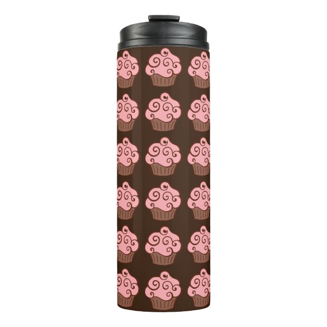 Bouteilles Isothermes Cupcakes Roses Coffee Tumbler (Devant)