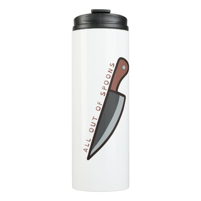 Bouteilles Isothermes Cute all out in cuillères dessin animé pour handic (Devant)