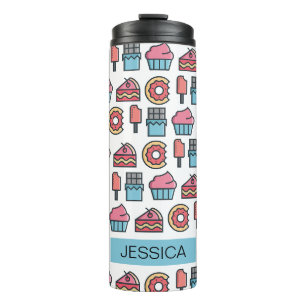 Bouteilles Isothermes Cute Cakes and Desserts Motif Personnalisé