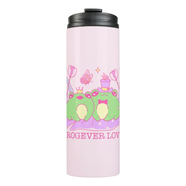 Bouteilles Isothermes Cute Frog - Frogever Love (Devant)