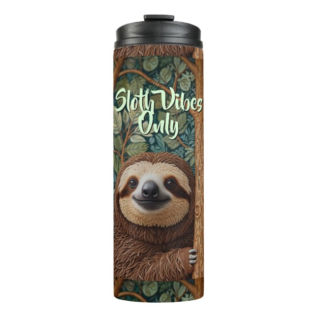 Bouteilles Isothermes Cute retro boho Sloth Hang in there (Devant)