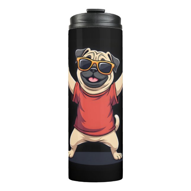 Bouteilles Isothermes Dabbing Dabbing Dab Carlin Chien Animaux Danse Ani (Devant)
