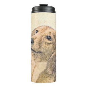 Bouteilles Isothermes Dachshund (Longhaerien) Peinture - Art Chien origi