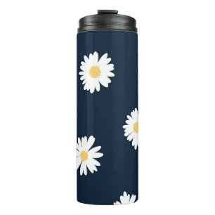 Bouteilles Isothermes Daisy On Blue Motif
