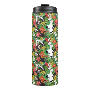 Bouteilles Isothermes Dalmatie Tropical Floral Jungle Chien Dalmatie