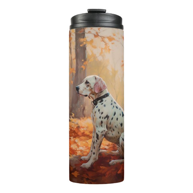Bouteilles Isothermes Dalmatien en automne Feuilles automne Inspirer (Devant)