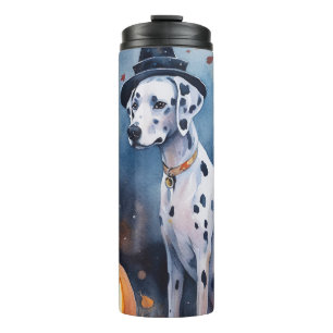 Bouteilles Isothermes Dalmation d'Halloween avec effroi Citrouille