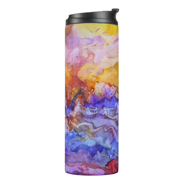 Bouteilles Isothermes Dancing World Dreamscape Abstrait Art Thermal Mug (Tourné sur la gauche)