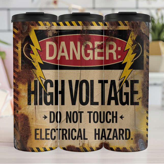 Bouteilles Isothermes Danger : Tension élevée, danger électrique (Créateur téléchargé)