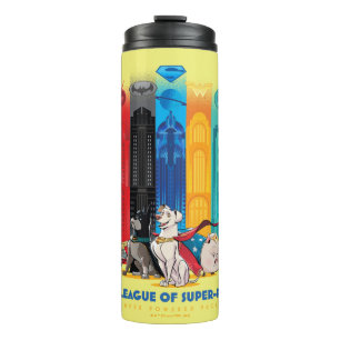 Bouteilles Isothermes DC League of Super-Pets Metropolis Towers