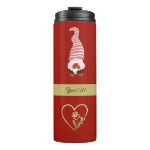 Bouteilles Isothermes De Gnome avec Amour mon Valentine Thermal Tumbl