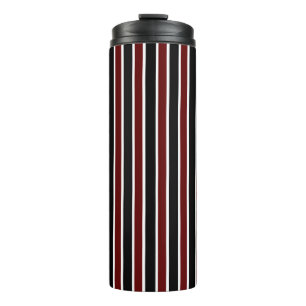 Bouteilles Isothermes Décor blanc marron noir vertical sur
