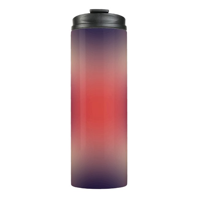 Bouteilles Isothermes dégradé de forme libre sur tumbler thermique (Devant)