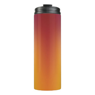 Bouteilles Isothermes dégradé de forme libre sur tumbler thermique