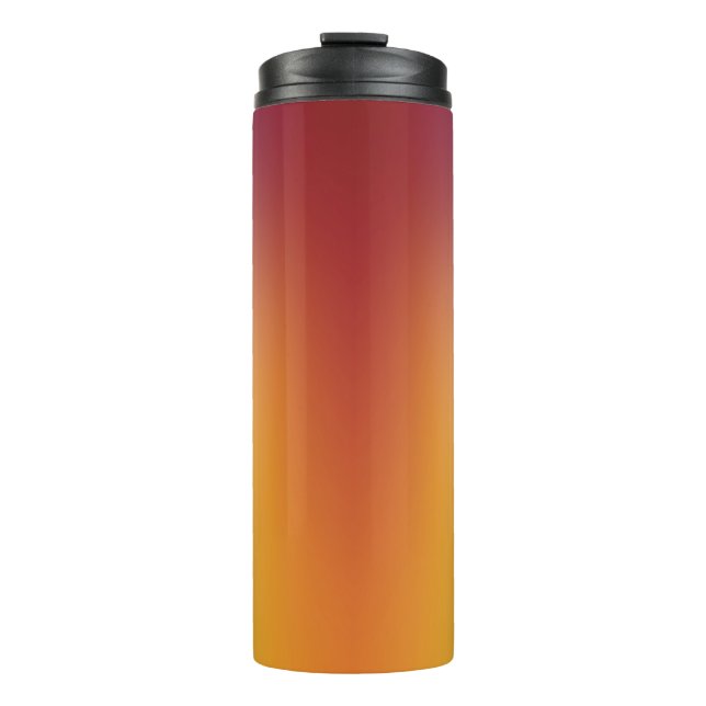 Bouteilles Isothermes dégradé de forme libre sur tumbler thermique (Devant)