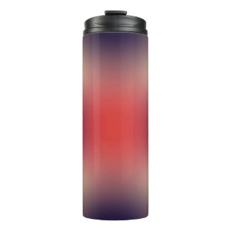 Bouteilles Isothermes dégradé de forme libre sur tumbler thermique