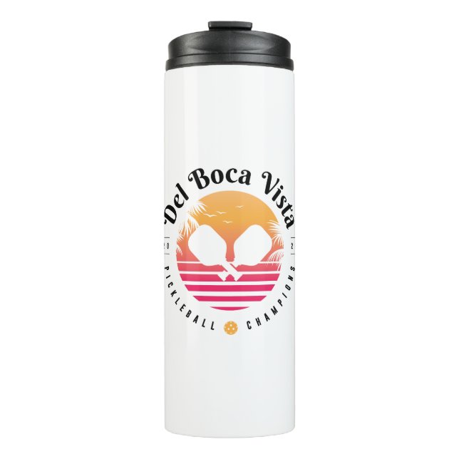 Bouteilles Isothermes Del Boca Vista Champions de Pickleball Mug (Devant)
