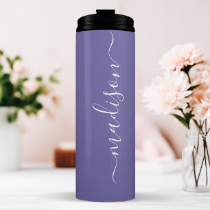 Bouteilles Isothermes Demoiselle d'honneur Stylish Signature Script Nom