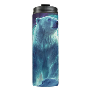 Bouteilles Isothermes Design d'ours polaires majestueux avec aurores bor