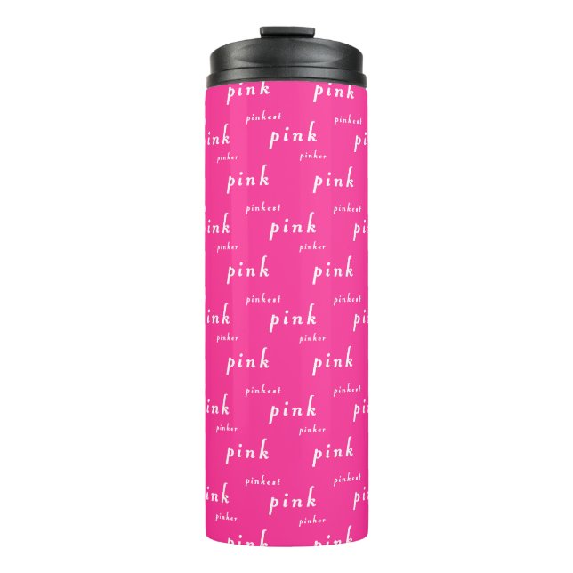 Bouteilles Isothermes Design Pinker rose (Devant)