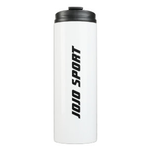 Bouteilles Isothermes Design sportif élégant noir et blanc JoJo Sport