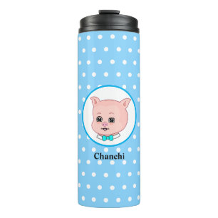 Bouteilles Isothermes Dessin animé de cochon mignon