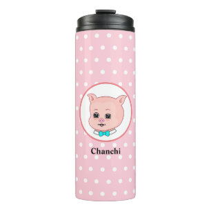 Bouteilles Isothermes Dessin animé de cochon mignon