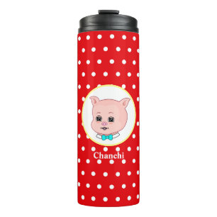 Bouteilles Isothermes Dessin Animé de Cochon Mignon