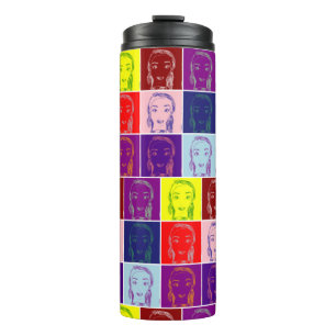Bouteilles Isothermes dessin animé pop art féminin
