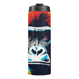 Bouteilles Isothermes Dessin de dessin de peinture Gorilla Pop