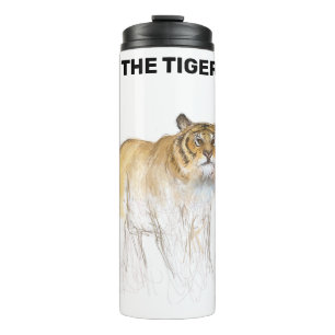 Bouteilles Isothermes Dessin original Tigre chinois Année Anniversaire T