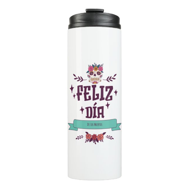 Bouteilles Isothermes Dia De Los Muertos (Devant)