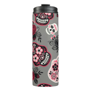 Bouteilles Isothermes Dia de los Muertos : Motif Vintage