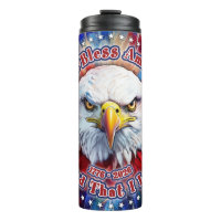 Dieu bénisse l'Amérique Terre que j'aime Red Eagle
