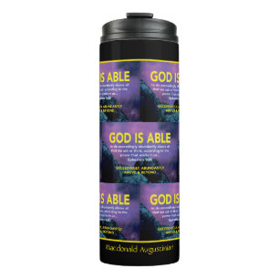 Bouteilles Isothermes DIEU EST CAPABLE Éphésiens 3:20 Écriture personnal