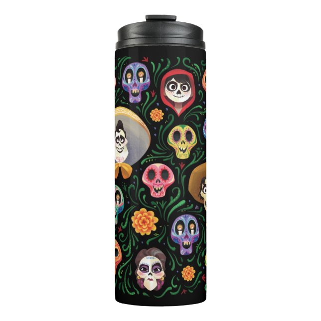 Bouteilles Isothermes Disney Pixar Coco| Terre des morts - Crâne de sucr (Devant)