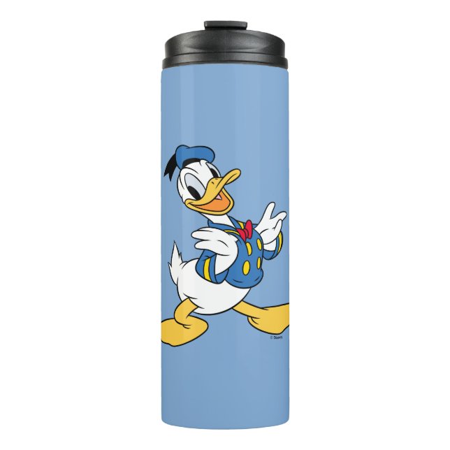 Bouteilles Isothermes Donald Duck | Pose Fière (Devant)