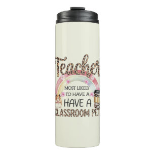 Bouteilles Isothermes Dons D'Enseignant Drôle Le Plus Probable À Dire Ci