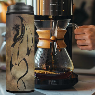 Bouteilles Isothermes Dragon de tuile de pierre