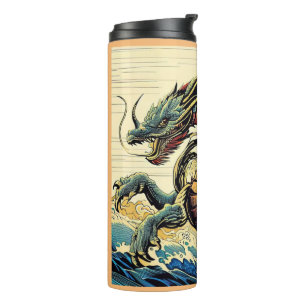 Bouteilles Isothermes Dragon européen Imaginaire - Bois coupé 4
