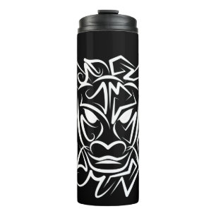 Bouteilles Isothermes Dragon tribal noir et blanc