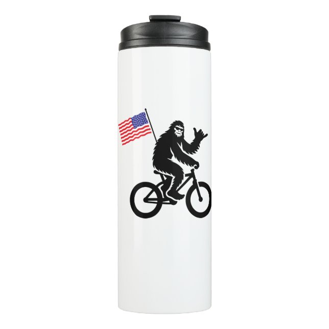 Bouteilles Isothermes Drapeau américain Bigfoot Cycling (Devant)