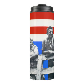 Bouteilles Isothermes Drapeau Américain Non Identifié Photos Vintages US