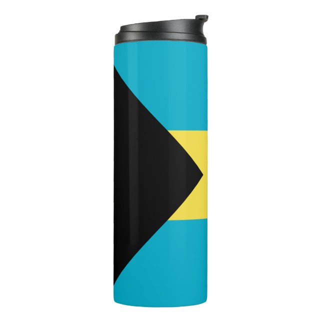 Bouteilles Isothermes Drapeau bahaméen (Tourné sur la gauche)