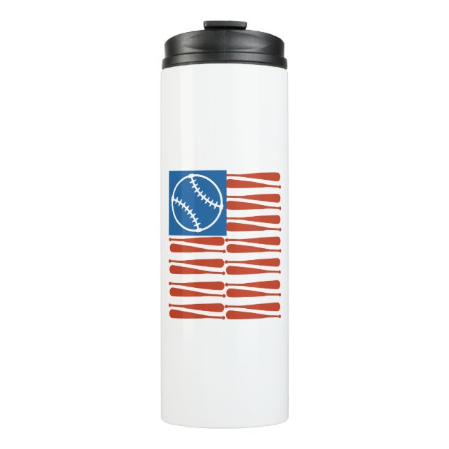 Bouteilles Isothermes Drapeau de baseball (Devant)