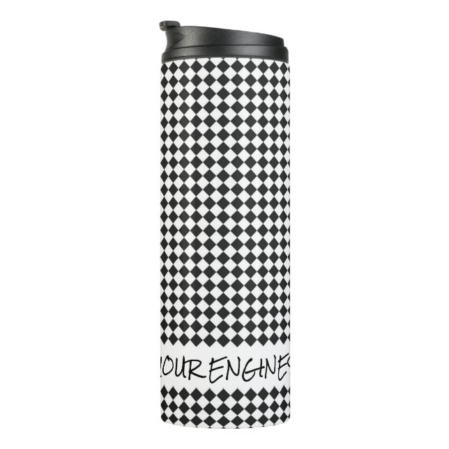 Bouteilles Isothermes Drapeau de course Messieurs Démarrez vos moteurs (Tourné sur la droite)