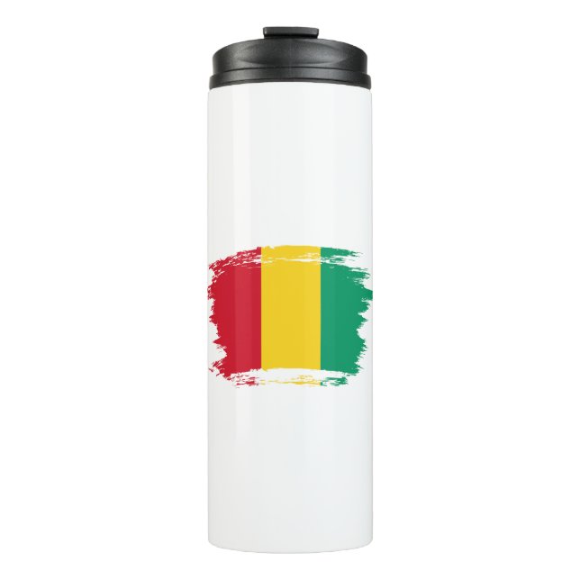 Bouteilles Isothermes Drapeau de Guinée (Devant)