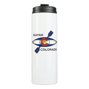 Bouteilles Isothermes Drapeau de Kayak Colorado